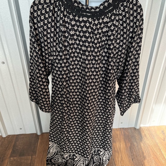 WOMENS  Roxy Boho Peasant Dress/Swimsuit Cover Up Size Large - Picture 2 of 7